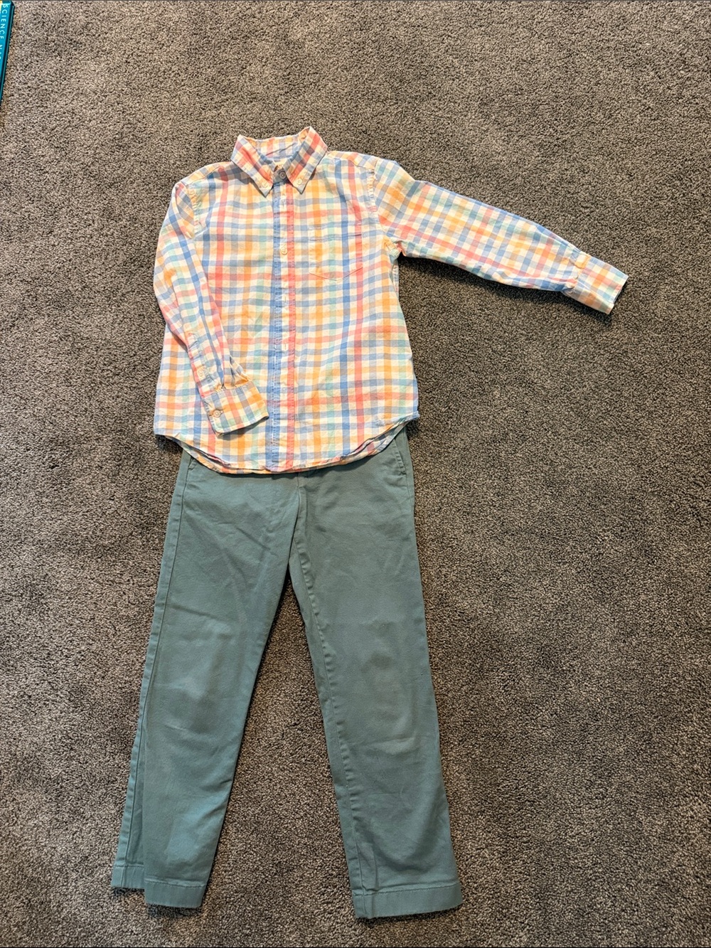 Crew cuts by jcrew 6-7 Plaid Button-Up Shirt and dress pants